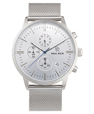 Paul Rich Sterling Mesh Chrono Silver - Officieel dealer | Horlogewatch.nl
