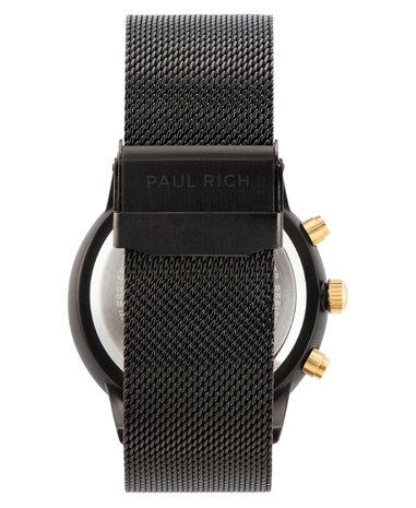 Supersonische snelheid Is Paard Paul Rich Zenith Mesh Chrono Black Gold - Officieel dealer | Horlogewatch.nl Supersonische snelheid Is Paard Paul Rich Zenith Mesh Chrono Black Gold - Officieel dealer | Horlogewatch.nl
