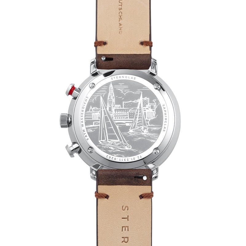 Sternglas Hamburg Chrono Silver S01-HC10-VI11 Horlogewatch