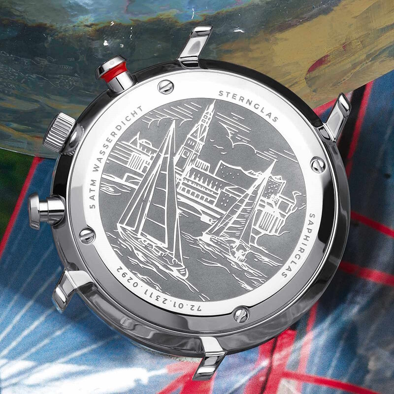 Sternglas Hamburg Chrono Silver S01-HC10-VI11 Horlogewatch