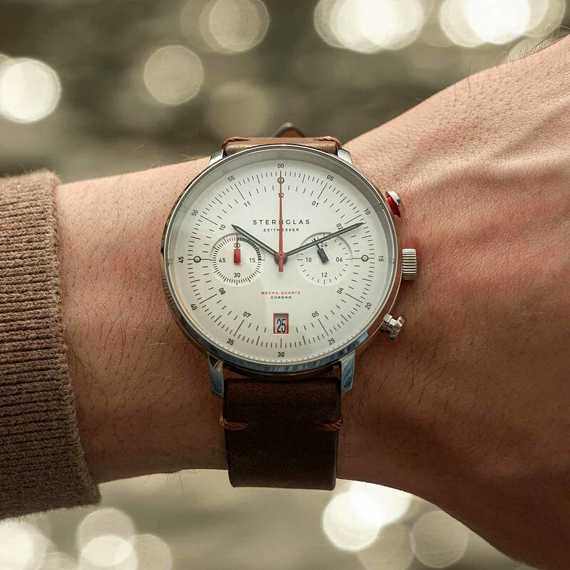 Sternglas Hamburg Chrono Silver S01-HC10-VI11 Horlogewatch