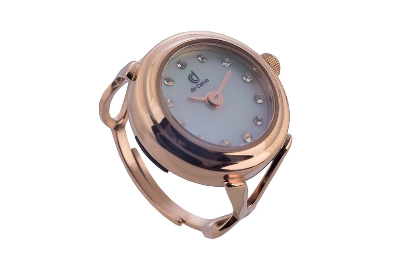 De Caron Ring Horloge Rosegoud 1753-R2 Horlogewatch