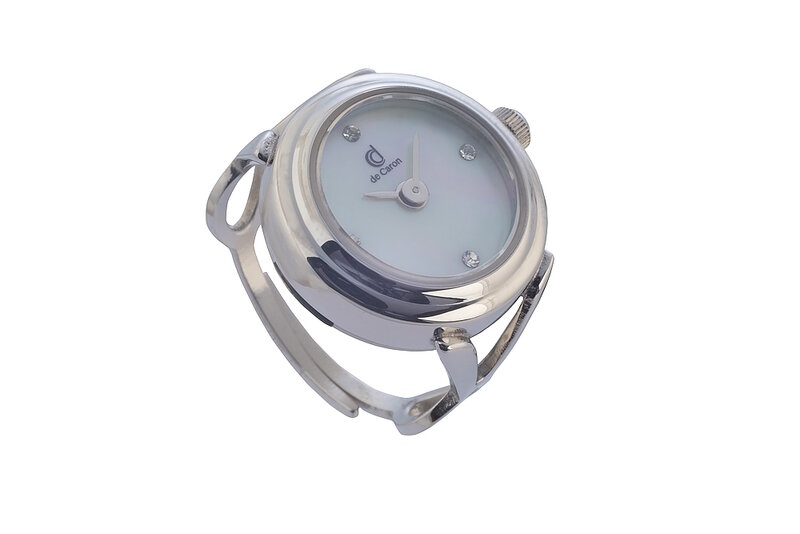 De Caron Ring Horloge Zilver 1753-S3 Horlogewatch