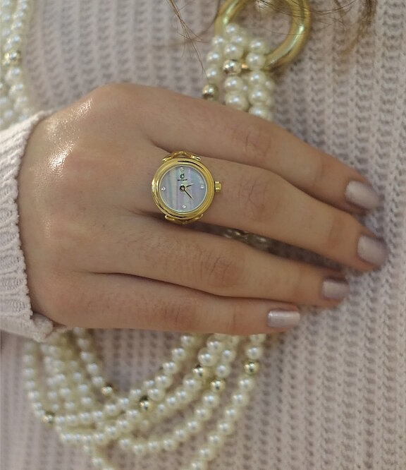De Caron Ring Horloge Goud 1753-G3 Horlogewatch