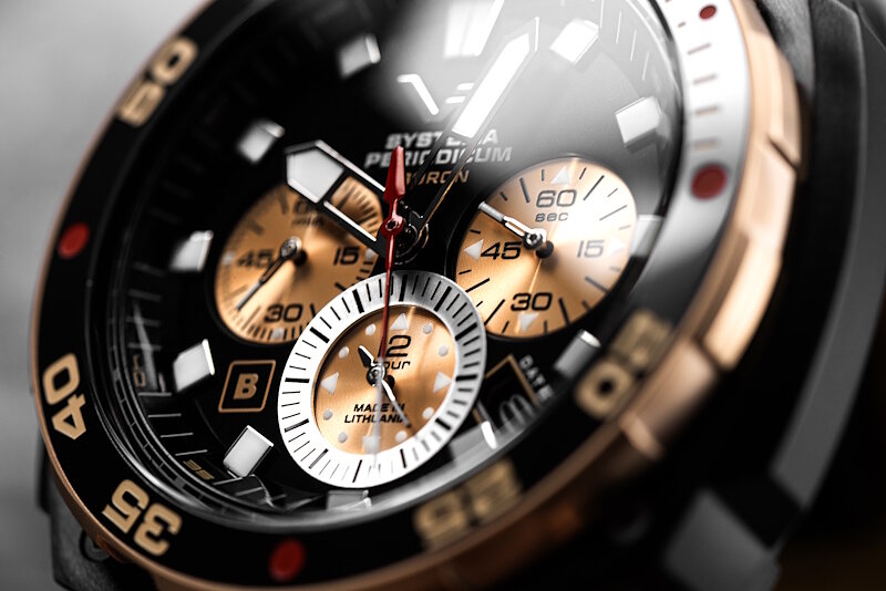 Vostok Europe Systema Periodicum Boron Chronograph VK67-650E721B Horlogewatch