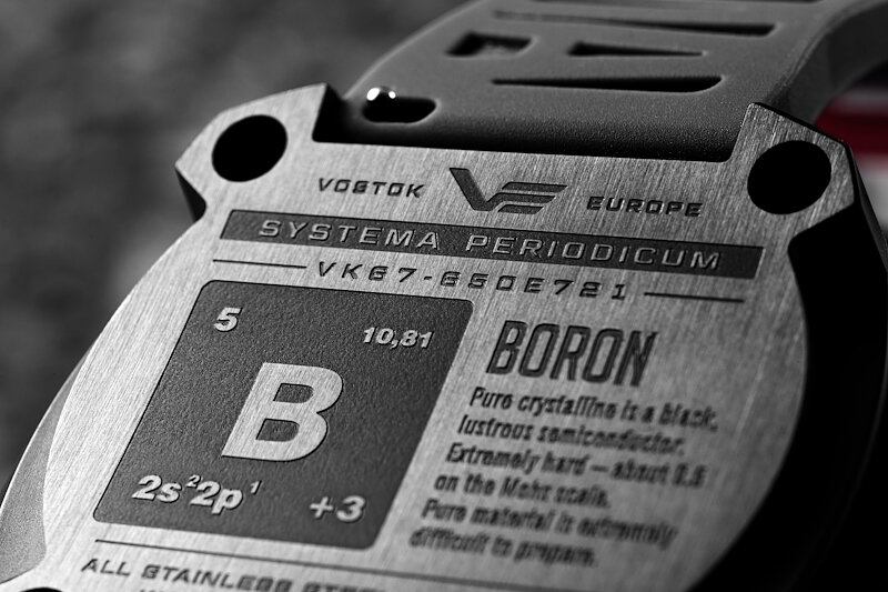Vostok Europe Systema Periodicum Boron Chronograph VK67-650E721B Horlogewatch