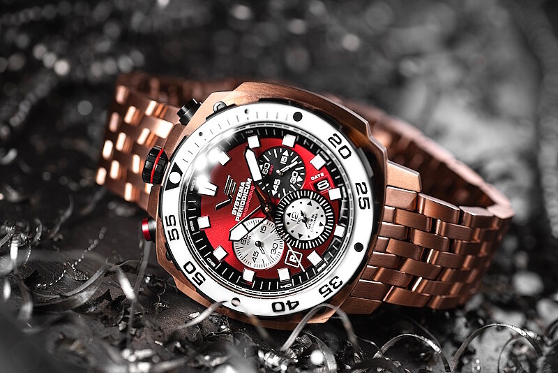 Vostok Europe Systema Periodicum Phosphorus Chronograph VK67-650E724B Horlogewatch