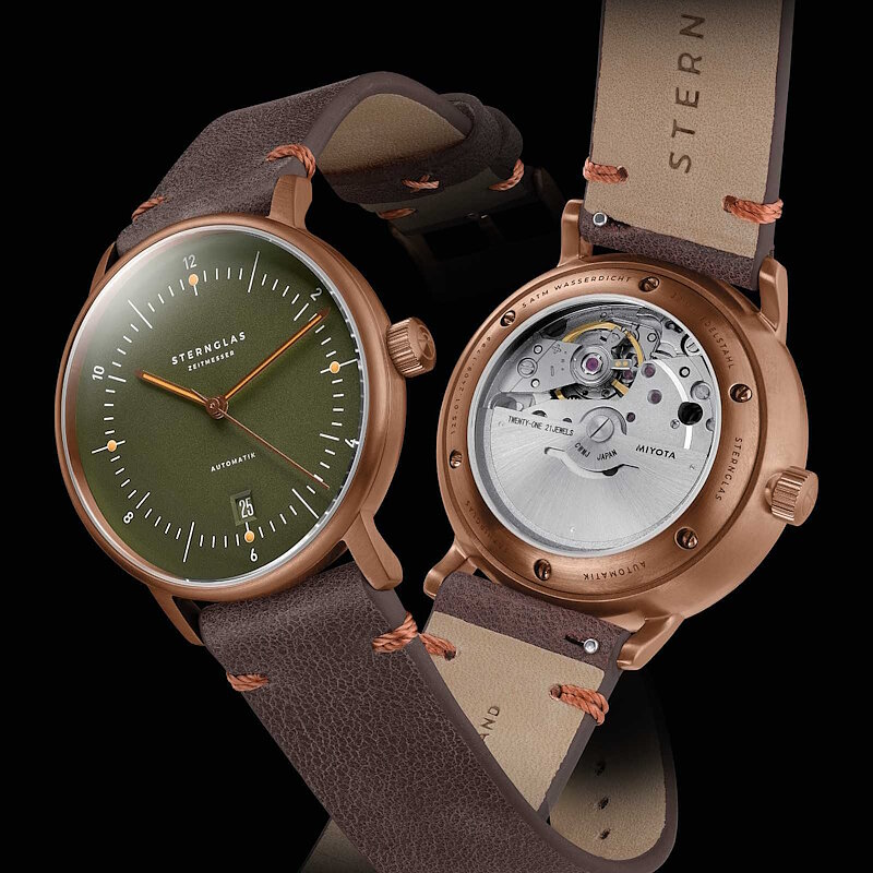 Sternglas Naos Dark Green Bronze Automatic S02-NA35-VI17 Horlogewatch