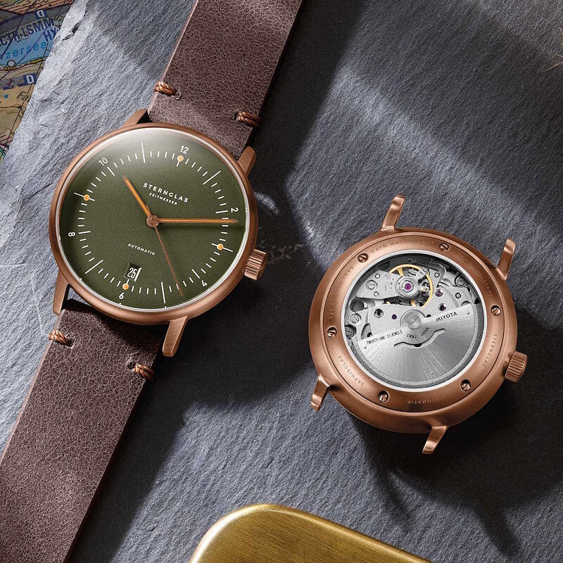 Sternglas Naos Dark Green Bronze Automatic S02-NA35-VI17 Horlogewatch