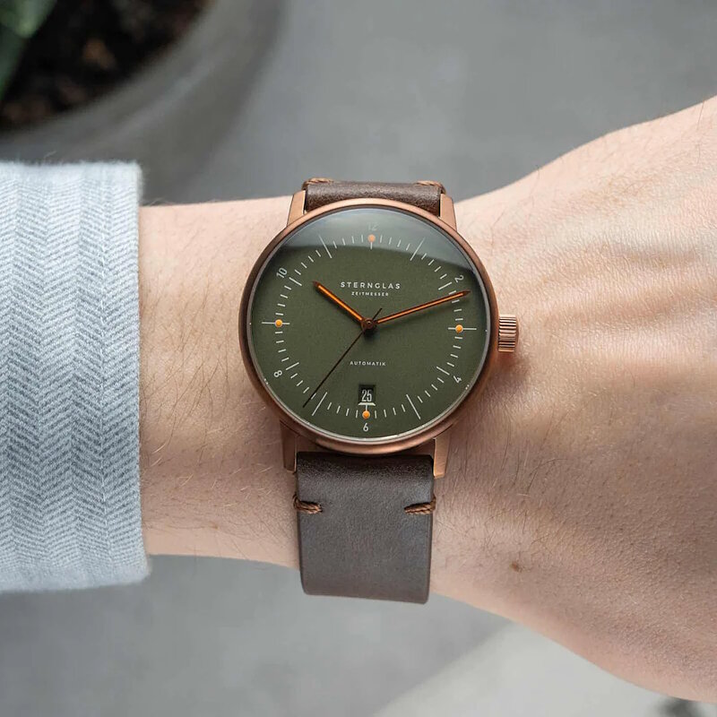 Sternglas Naos Dark Green Bronze Automatic S02-NA35-VI17 Horlogewatch