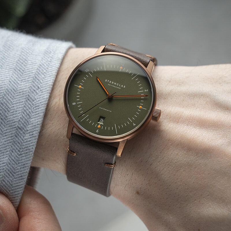 Sternglas Naos Dark Green Bronze Automatic S02-NA35-VI17 Horlogewatch