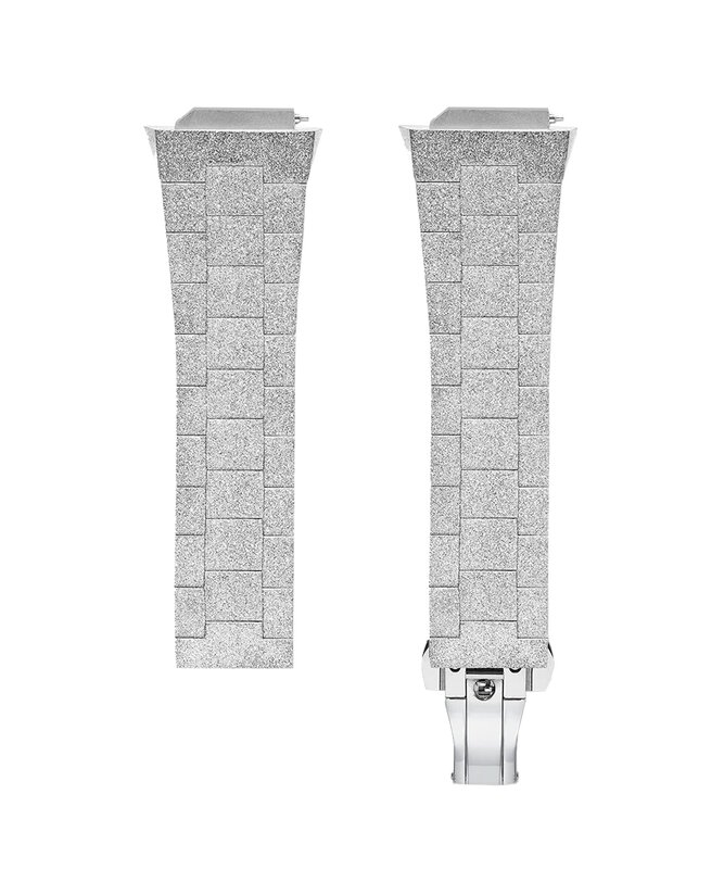 Paul Rich Star Dust I Frosted Silver Watchband 42 mm - Silver 22 mm Horlogewatch