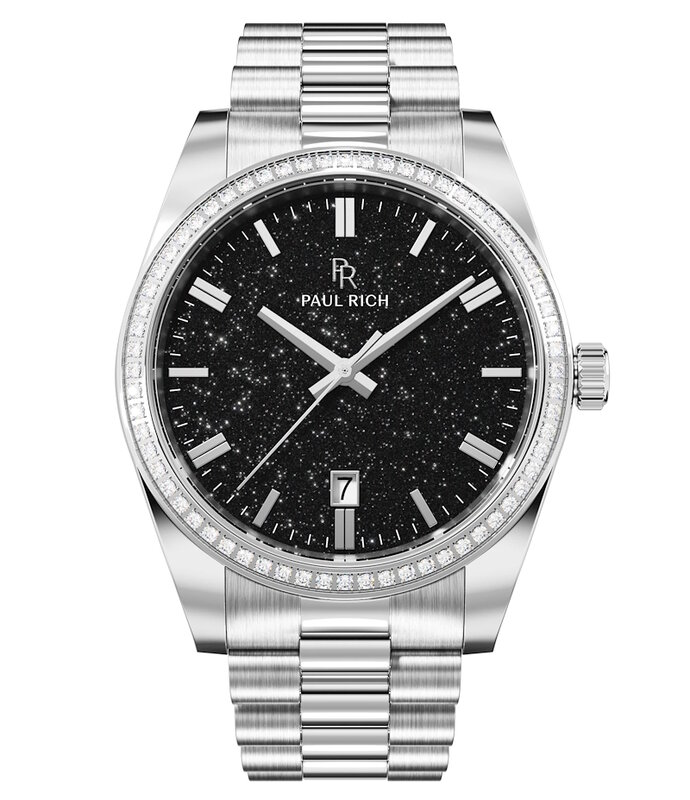 Paul Rich Legacy Silver Black Aventurine Horlogewatch
