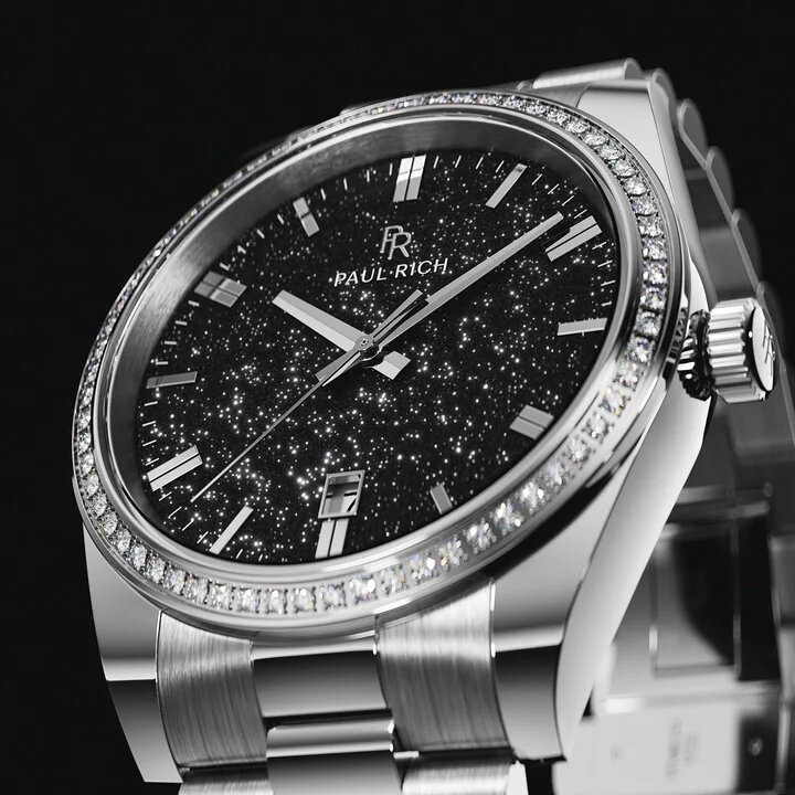Paul Rich Legacy Silver Black Aventurine Horlogewatch
