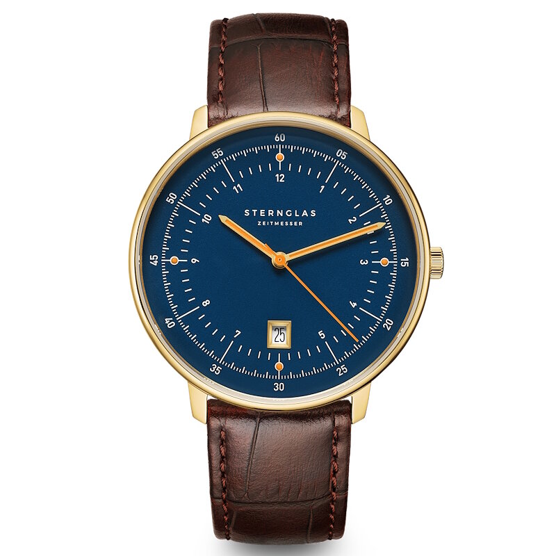 Sternglas Hamburg Dark Blue Gold S01-HH07-HE01 Horlogewatch