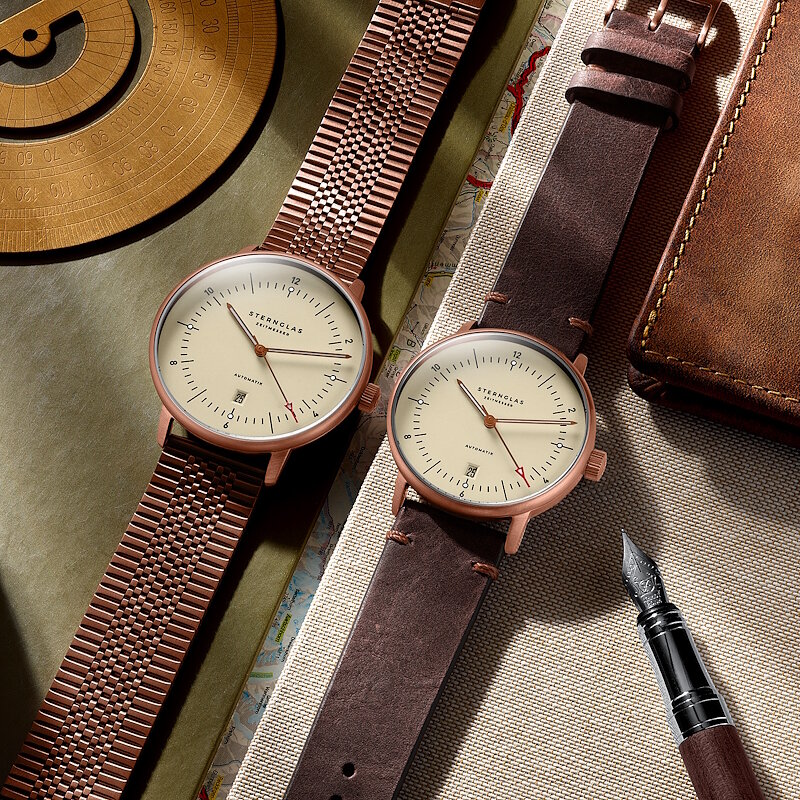 Sternglas Naos Alabaster Bronze Automatic S02-NA42-VI17 Horlogewatch