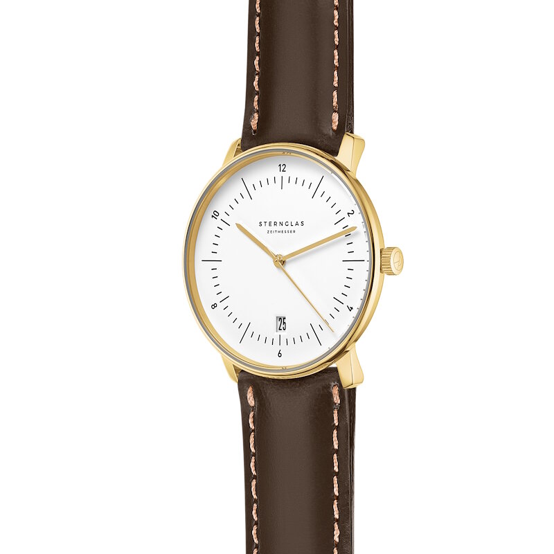 Sternglas Naos Edition Heritage White S01-NAE02-BR01 Horlogewatch