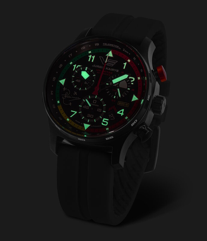 Vostok Europe Jurgis Kairys Unlimited Aerobatics 2025 Special Edition Chronograph VK68-592C775 Horlogewatch