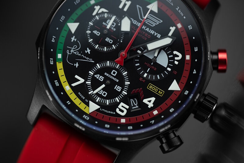 Vostok Europe Jurgis Kairys Unlimited Aerobatics 2025 Special Edition Chronograph VK68-592C775 Horlogewatch