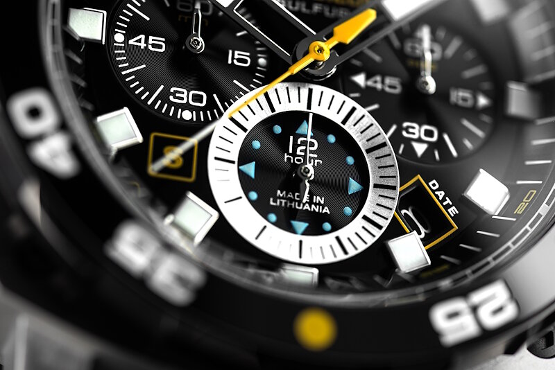 Vostok Europe Systema Periodicum Sulfur Chronograph VK67-650E725B Horlogewatch