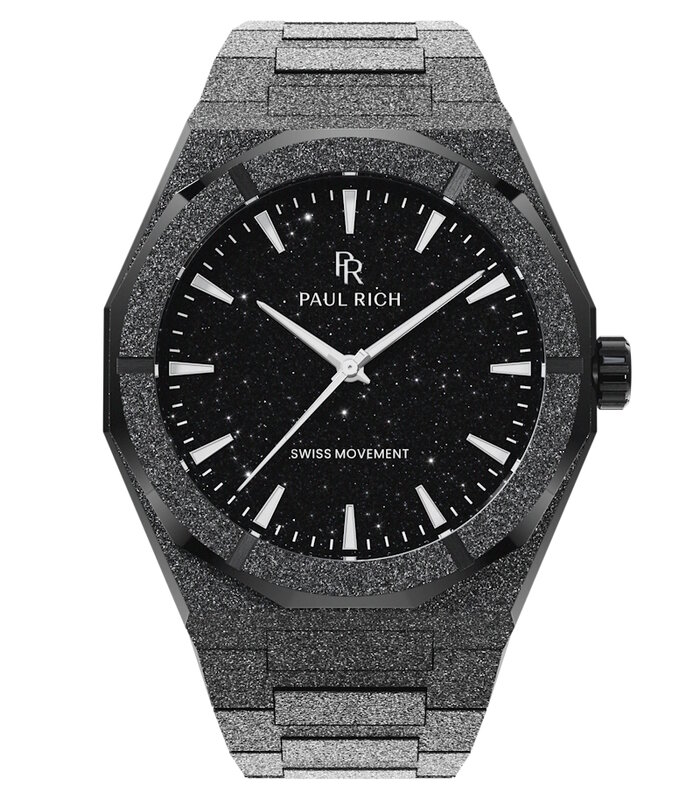 Paul Rich Frosted Star Dust II Void Black Horlogewatch