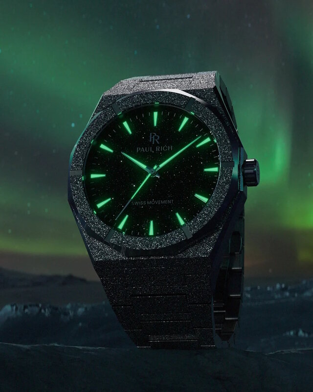 Paul Rich Frosted Star Dust II Void Black Horlogewatch