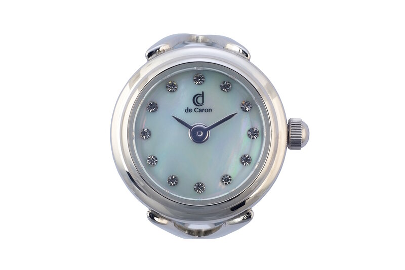 De Caron Ring Horloge Zilver 1753-S2 Horlogewatch