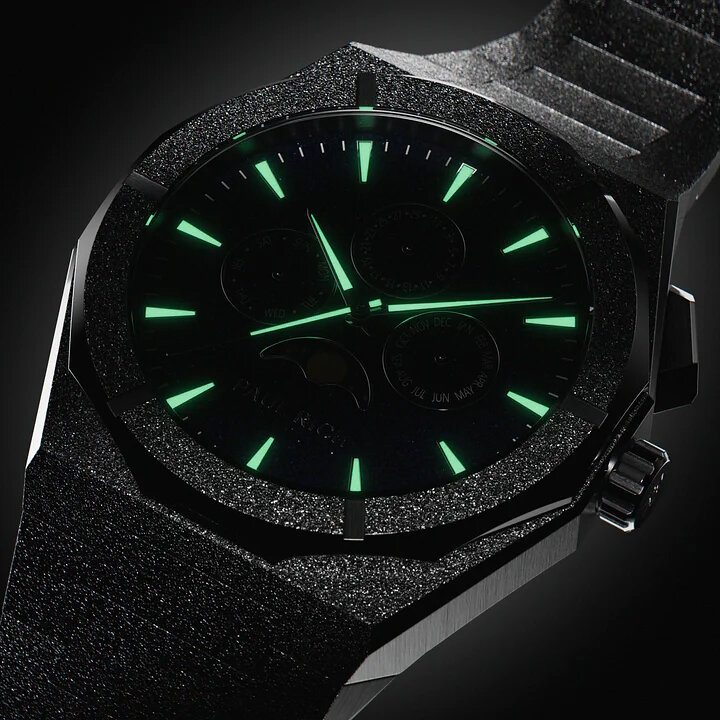 Paul Rich Moonphase Frosted Star Dust II Silver Horlogewatch