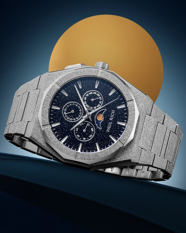 Paul Rich Moonphase Frosted Star Dust II Silver Horlogewatch