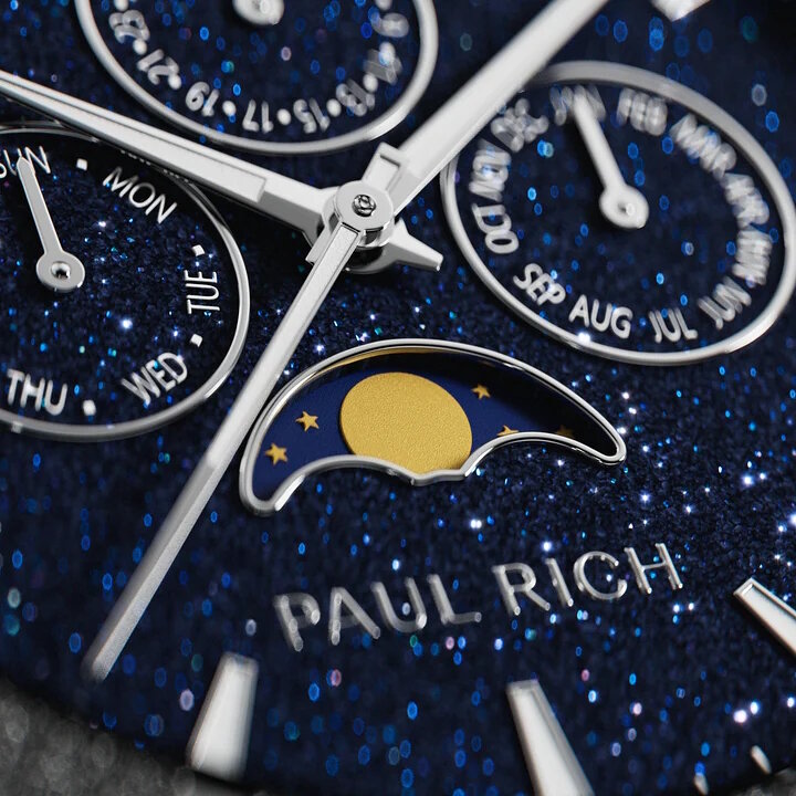Paul Rich Moonphase Frosted Star Dust II Black Horlogewatch