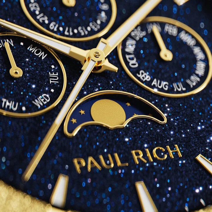 Paul Rich Moonphase Frosted Star Dust II Gold