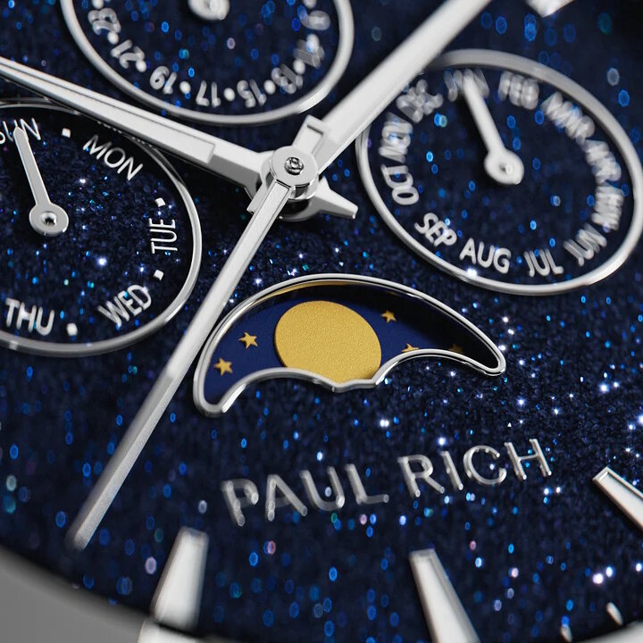 Paul Rich Moonphase Star Dust II Silver Horlogewatch