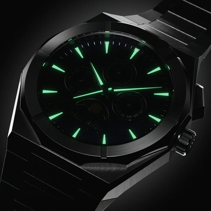 Paul Rich Moonphase Star Dust II Silver Horlogewatch