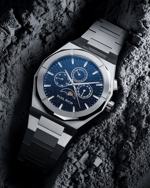 Paul Rich Moonphase Star Dust II Silver Horlogewatch