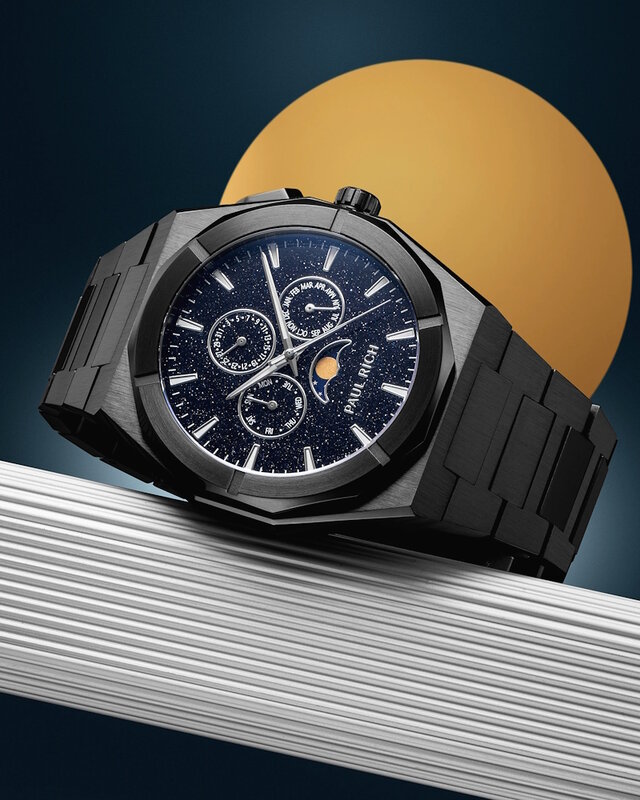 Paul Rich Moonphase Star Dust II Black Horlogewatch