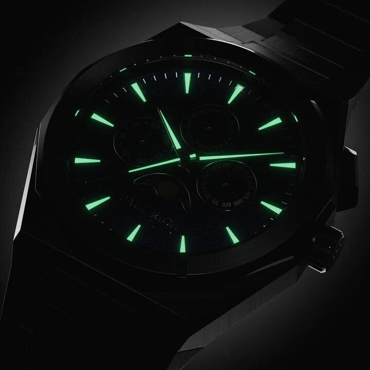 Paul Rich Moonphase Star Dust II Black Horlogewatch