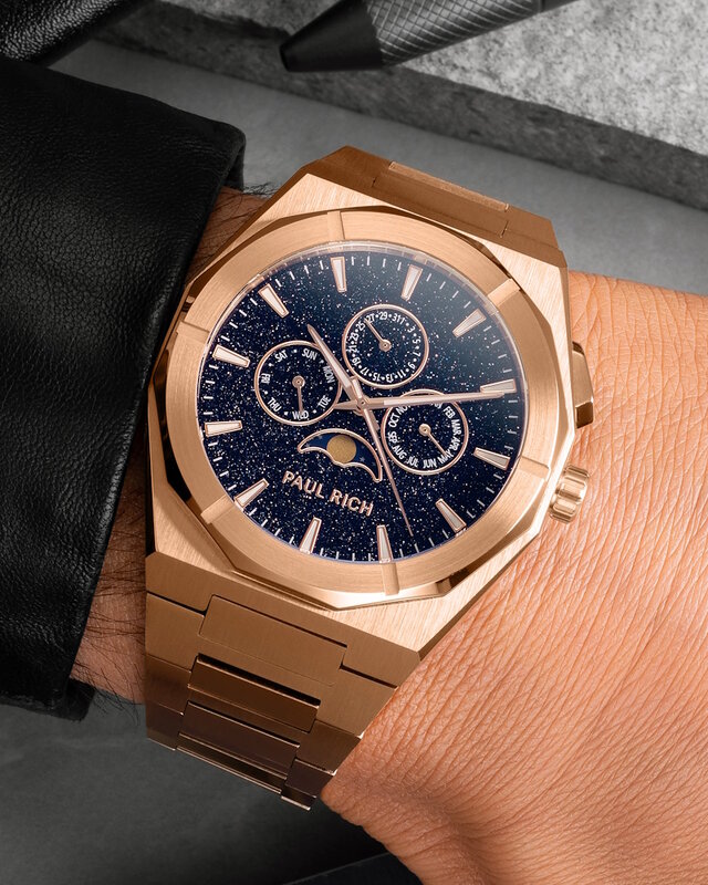 Paul Rich Moonphase Star Dust II Rose Gold Horlogewatch