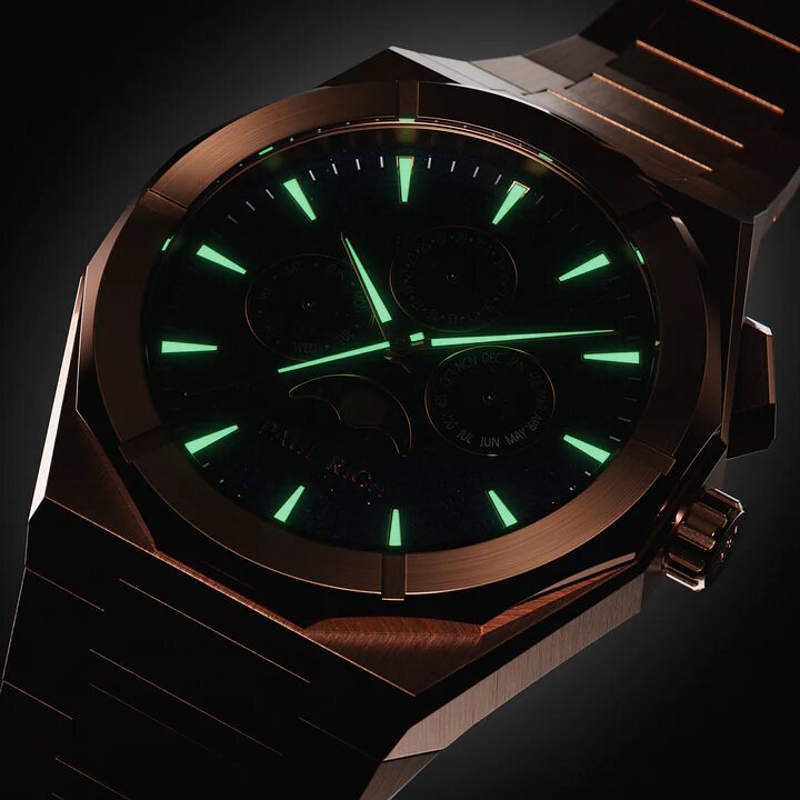 Paul Rich Moonphase Star Dust II Rose Gold Horlogewatch