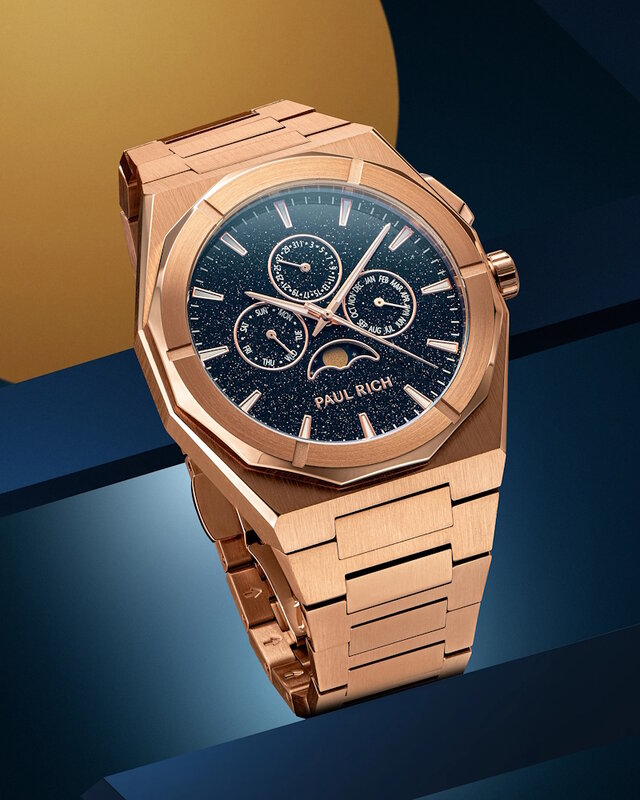 Paul Rich Moonphase Star Dust II Rose Gold Horlogewatch