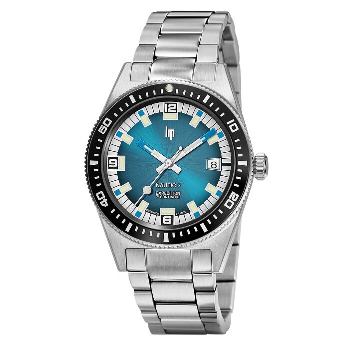 LIP Nautic 3 Automatic 7e Continent 39 mm 670096 Horlogewatch