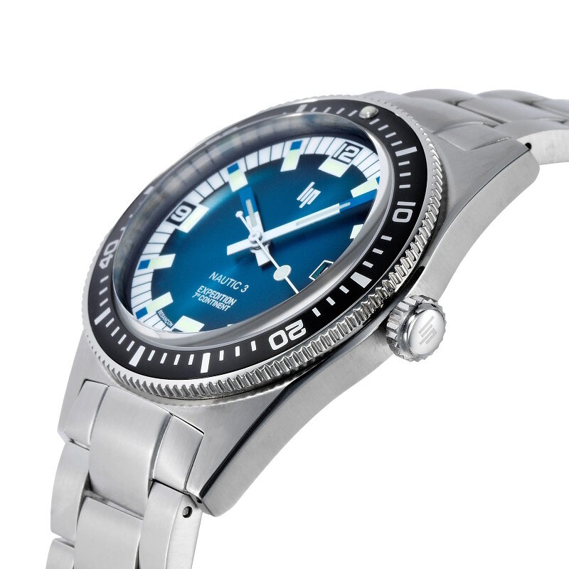 LIP Nautic 3 Automatic 7e Continent 39 mm 670096 Horlogewatch