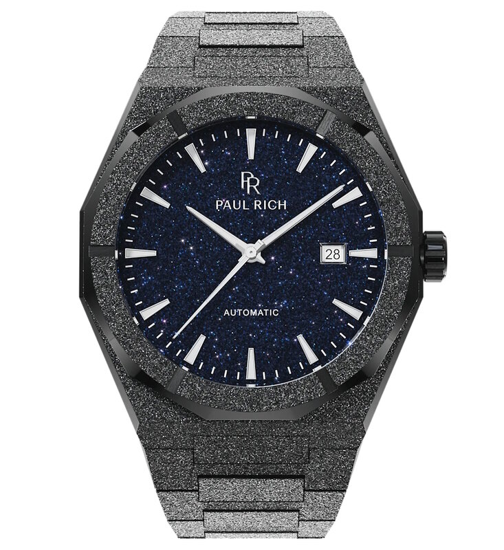 Paul Rich Frosted Star Dust II Black Automatic Horlogewatch