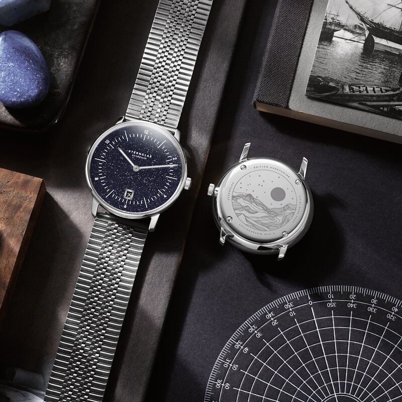 Sternglas Naos Edition Aventurine Dark Blue S01-NAN40-ME08 Horlogewatch