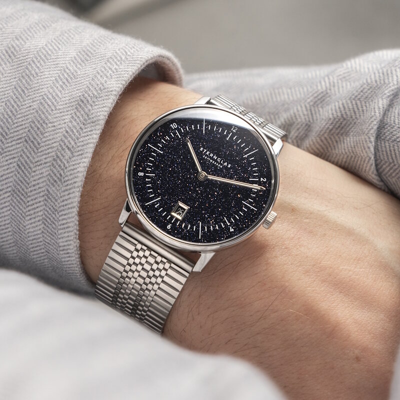 Sternglas Naos Edition Aventurine Dark Blue S01-NAN40-ME08 Horlogewatch