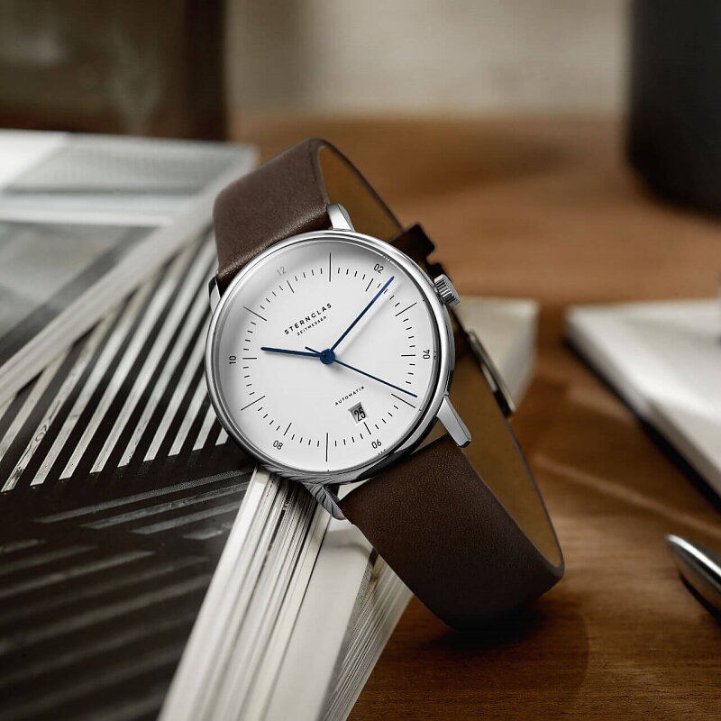 Sternglas Naos White Automatic S02-NA44-PR04