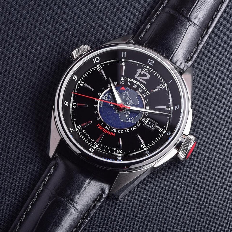 Sturmanskie Gagarin GMT Dual Time 24h-indication Automatic 2432-4571790 Horlogewatch