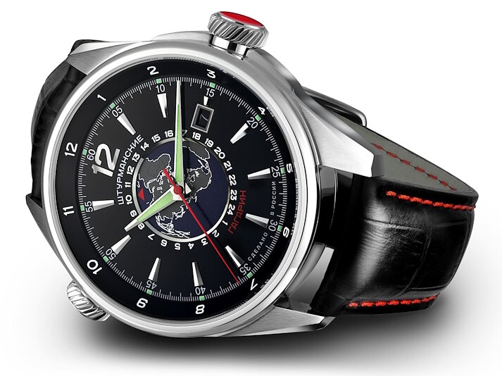 Sturmanskie Gagarin GMT Dual Time 24h-indication Automatic 2432-4571790 Horlogewatch