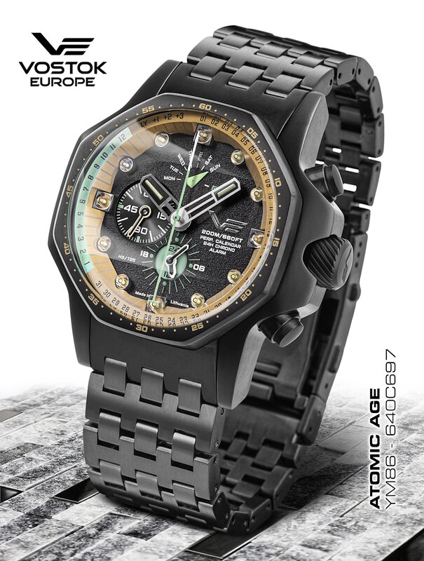 Vostok Europe Atomic Age Multifunction YM86-640C697B Horlogewatch