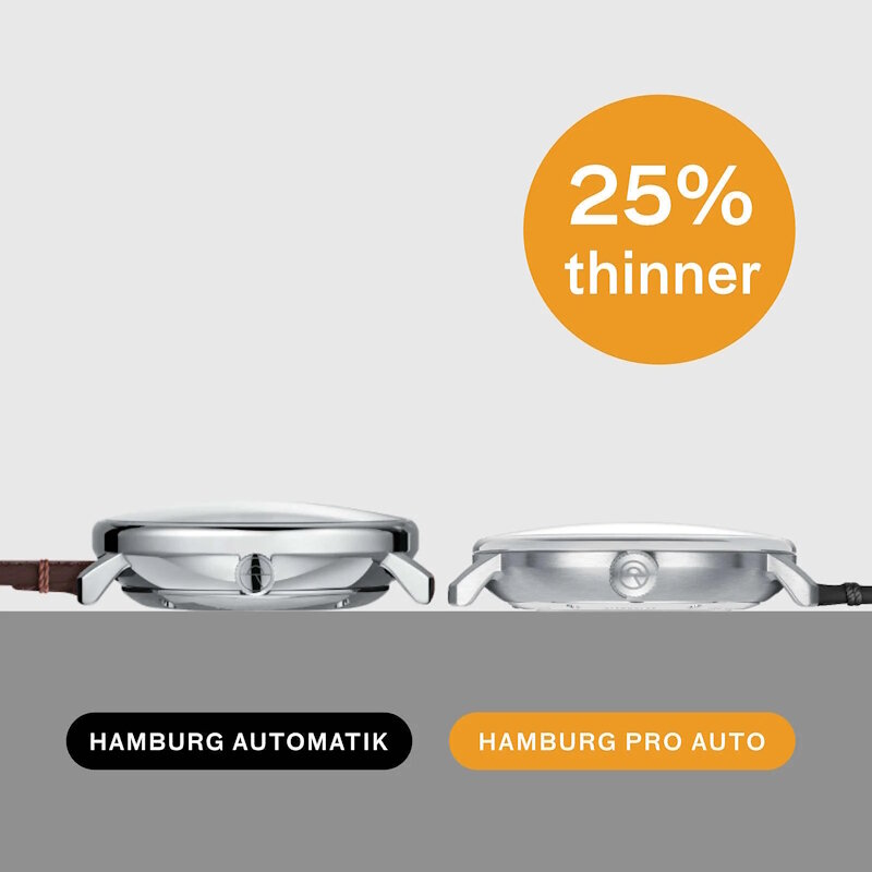 Sternglas Hamburg Pro Automatic Alabaster S02-HP26-VI15 Horlogewatch