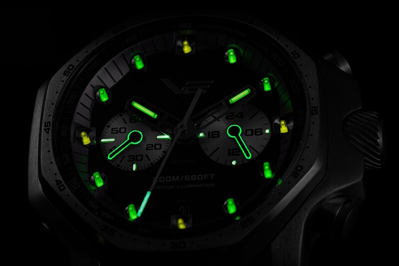 Vostok Europe Atomic Age Chronograph VK64-​640A700B Horlogewatch